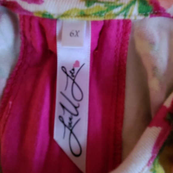 Big girls (Love you Lots - size 6x) floral tunic top - Picture 5 of 5